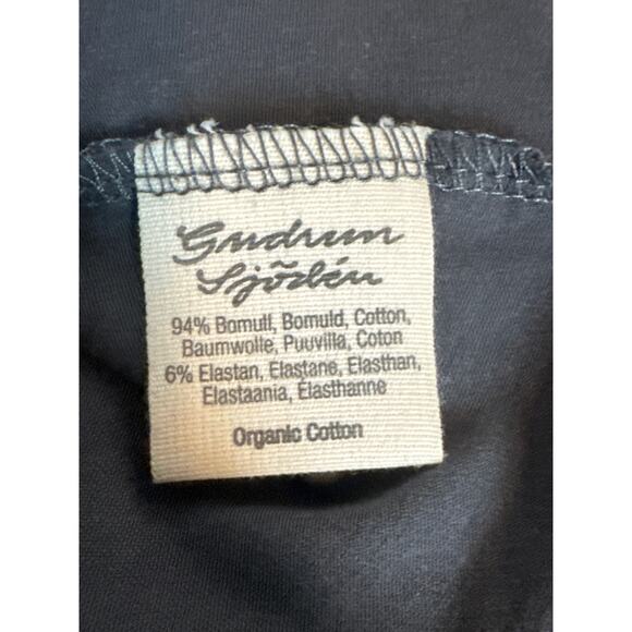 Gudrun Sjoden Organic Cotton Long Sleeve Shirt Dress XL  Edite Jersey Cherry - Picture 6 of 7